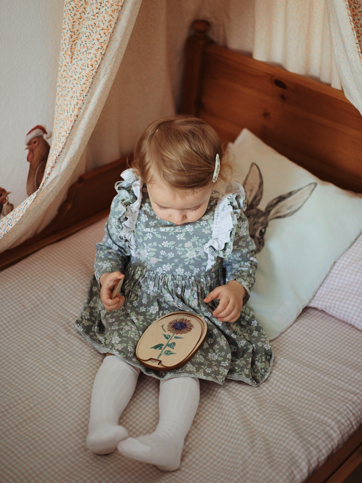 картинка Умняшка-деревяшка "Подсолнух" от магазина JOUJOU