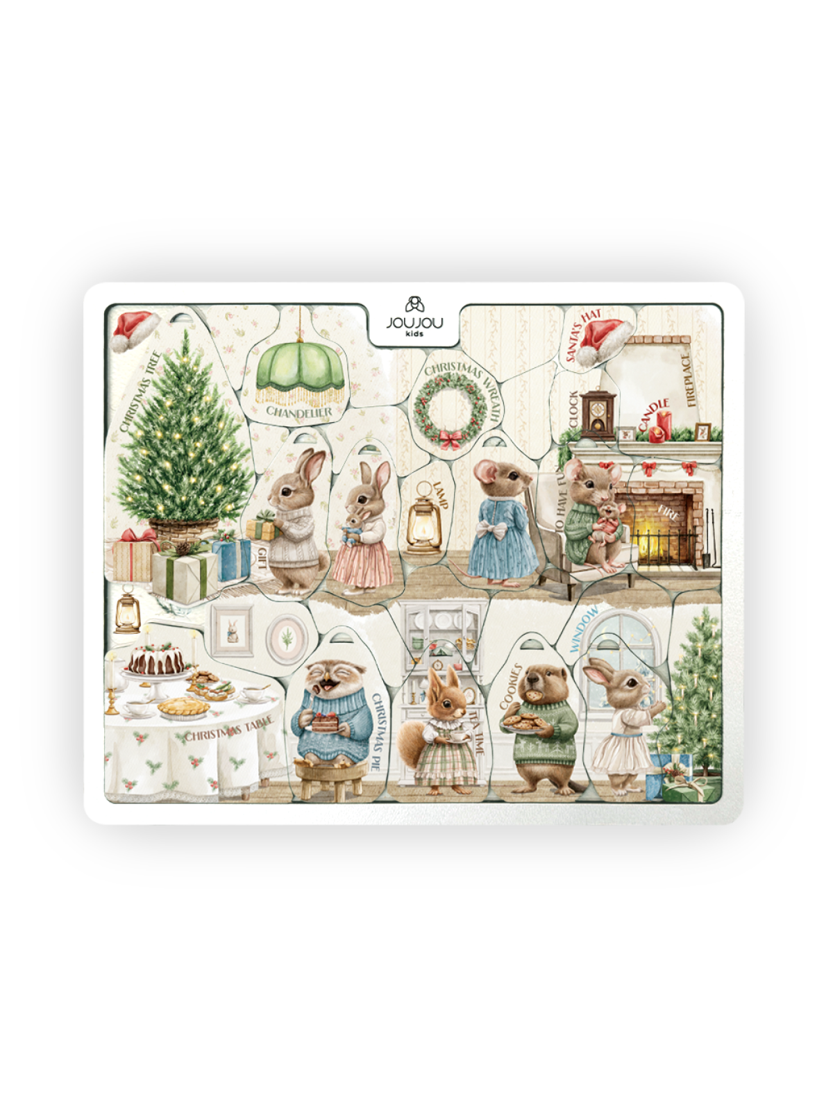 картинка Дидактический пазл "Новогодние традиции" от магазина JOUJOU