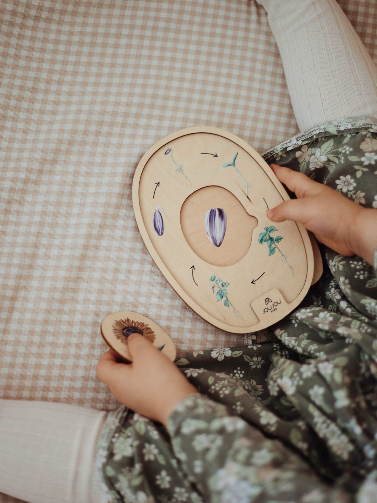 картинка Умняшка-деревяшка "Подсолнух" от магазина JOUJOU