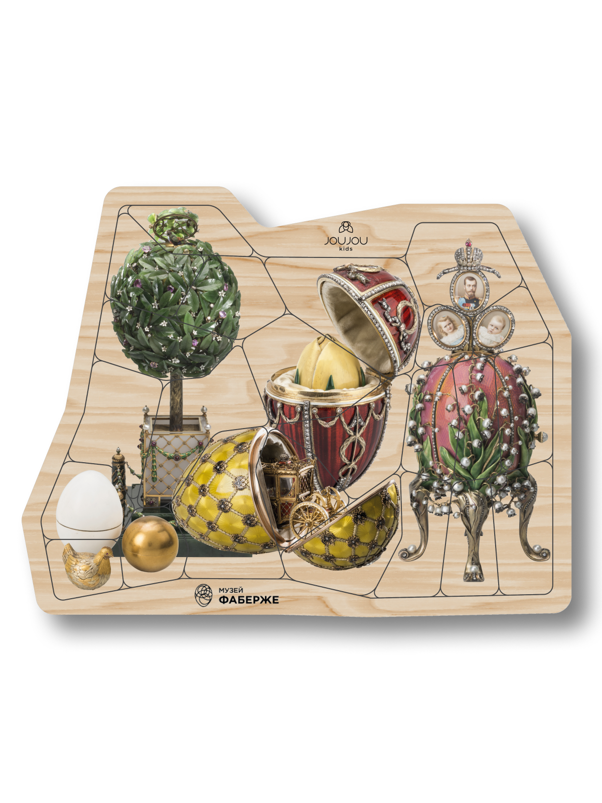Познавательный пазл "Коллекция Фаберже" JOUJOU kids x Музей Фаберже