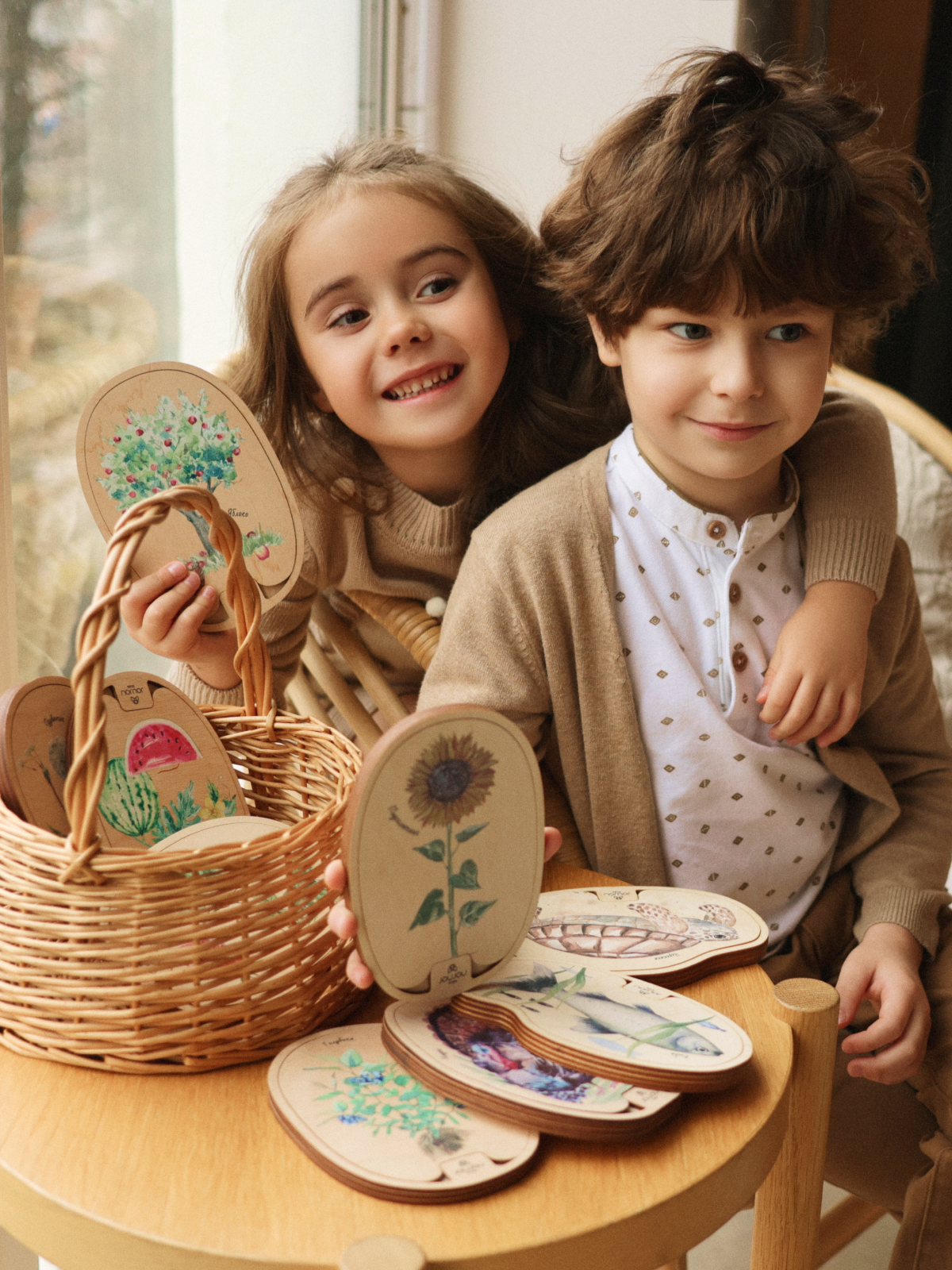 картинка Умняшка-деревяшка "Подсолнух" от магазина JOUJOU